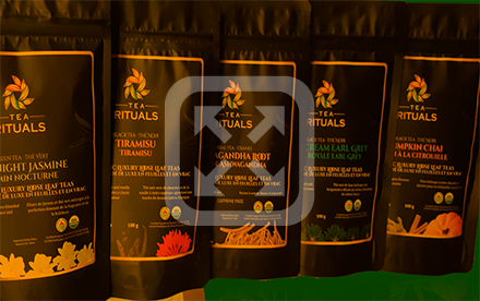 Diseño packaging Tea Rituals